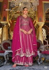 Barbie Vol 5 By Eba Heavy Chinon Embroidery Readymade Suits Exporters In India