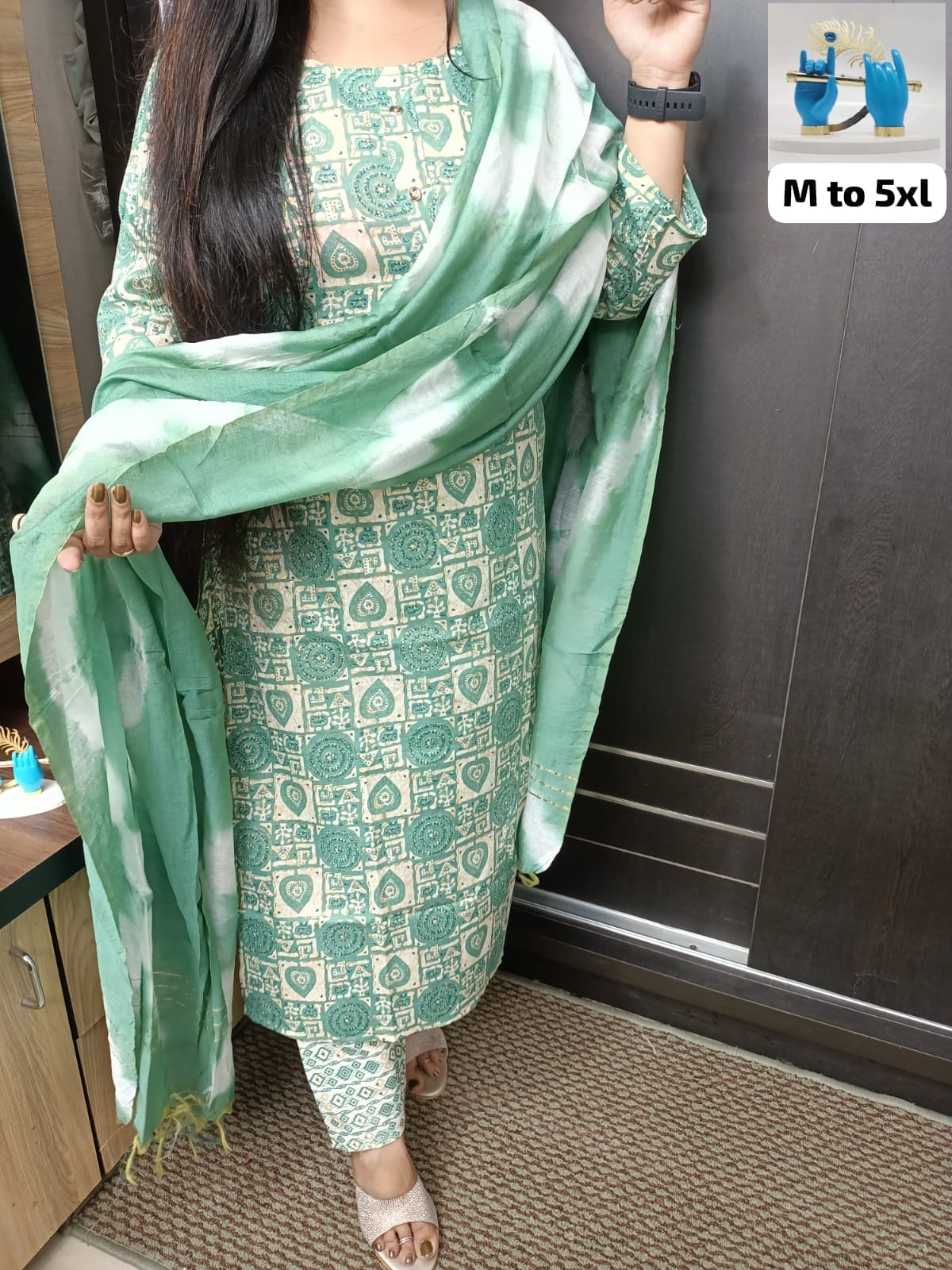 Virat Two Tone Cotton Kurti With Bottom Dupatta Catalog