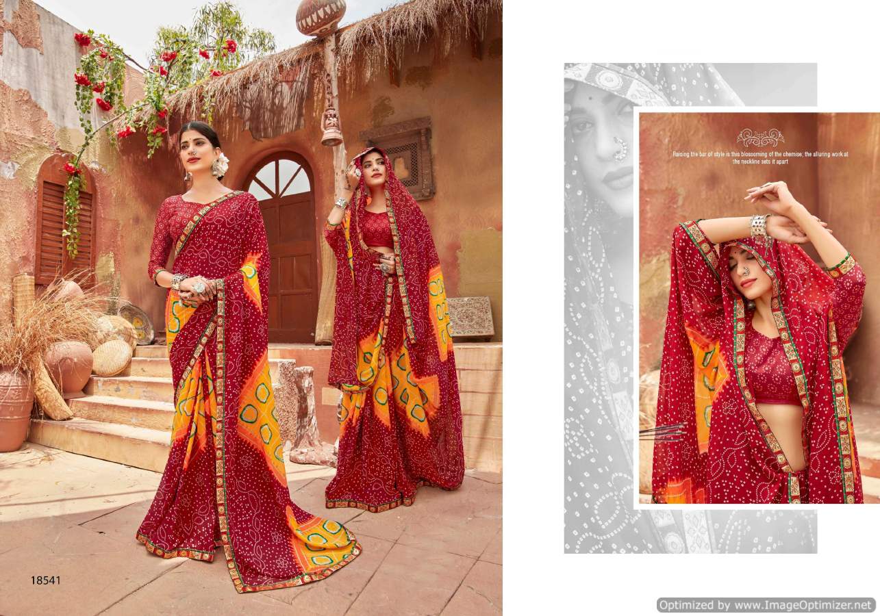 Bandhan 5 Raniyar Printed Regular Casual Wear Fancy Banarasi Border Saree Collection
