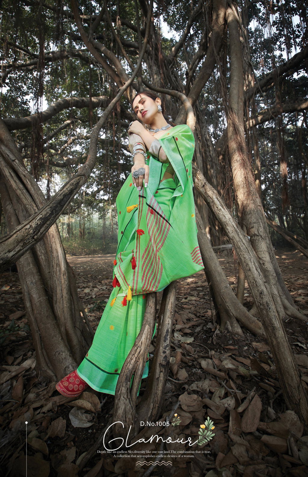 Sangam Sangeet Latest Casual Wear Linen Cotton Sarees Collection