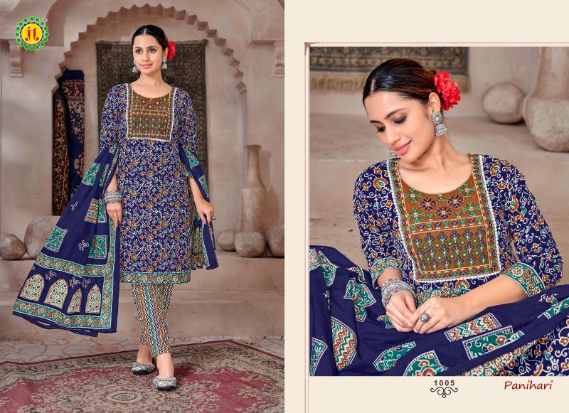 Panihari Vol 1 By Jt Cotton With Mirror Work Dress Material Suppliers In India