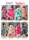 Sabri Vol 7 By Mystic 9 Rayon Printed Kurti With Bottom Dupatta Exporters In India