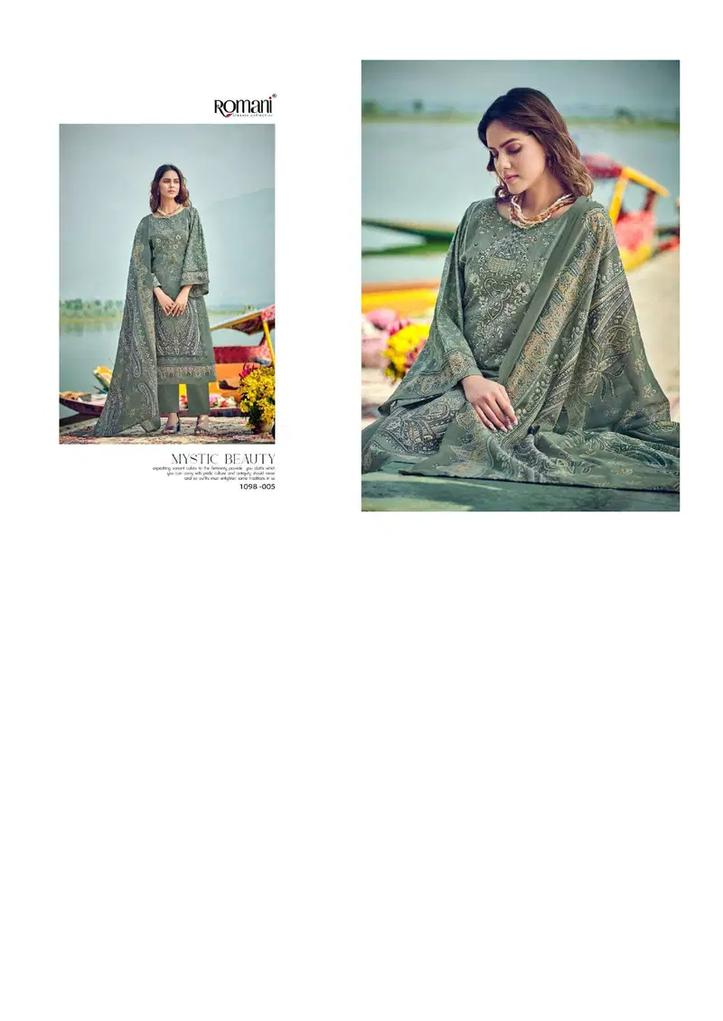 Aarzu Vol 15 By Romani Soft Cotton Printed Dress Material Wholesale Market In Surat