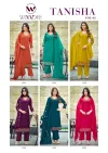 Tanisha Vol 2 By Woodee Viscose Gadhwal Kurti With Bottom Dupatta