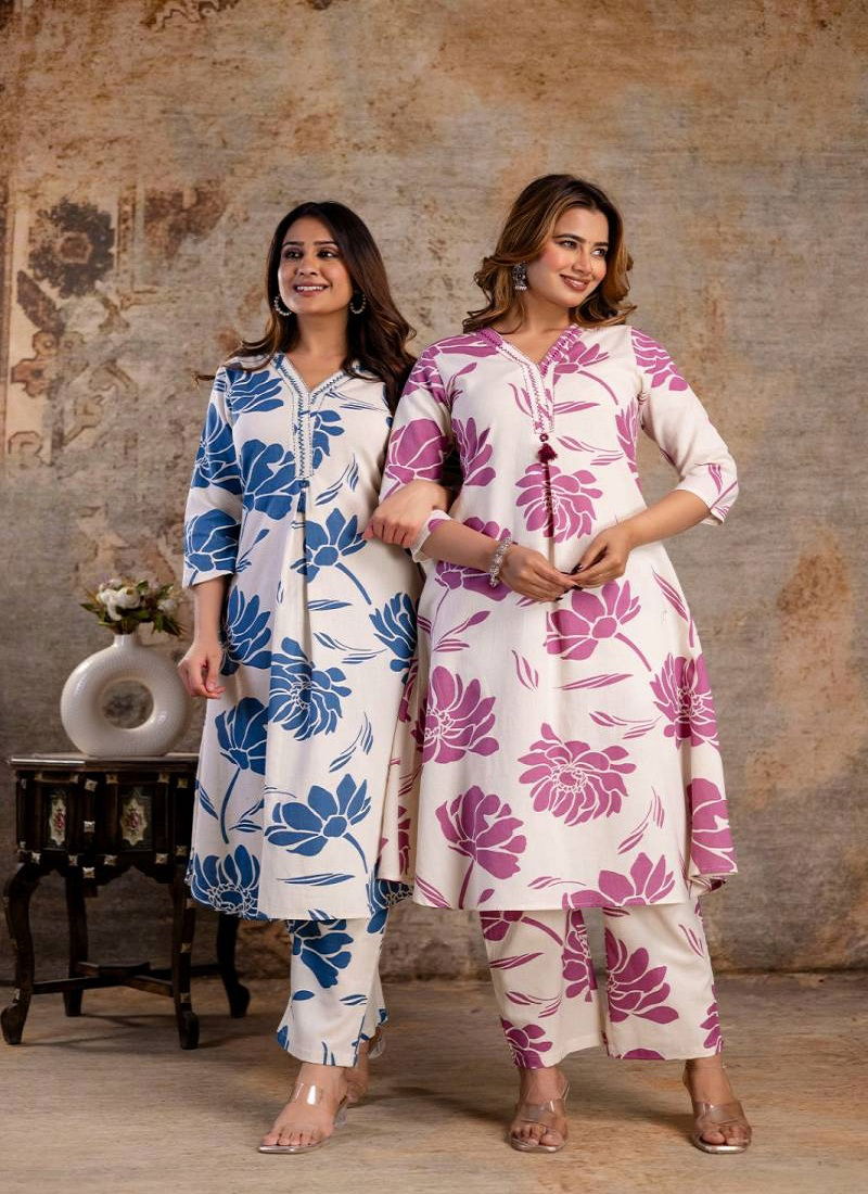 Tanyaa P 160 Cotton Printed Kurti With Bottom Suppliers In India