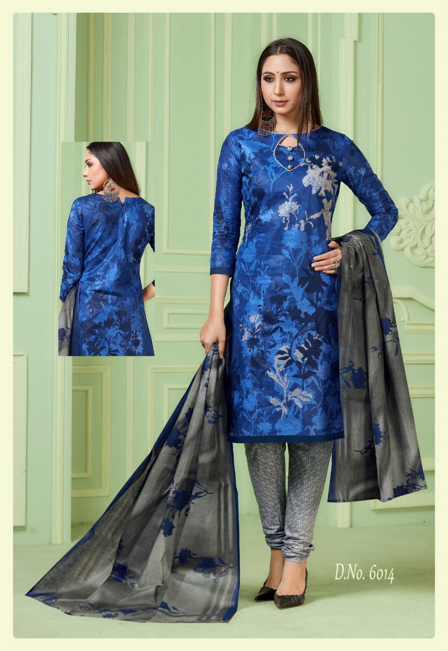 SC Liza 6th Edition Latest Designer Festive Wear Cotton Printed Dress Material Collection 