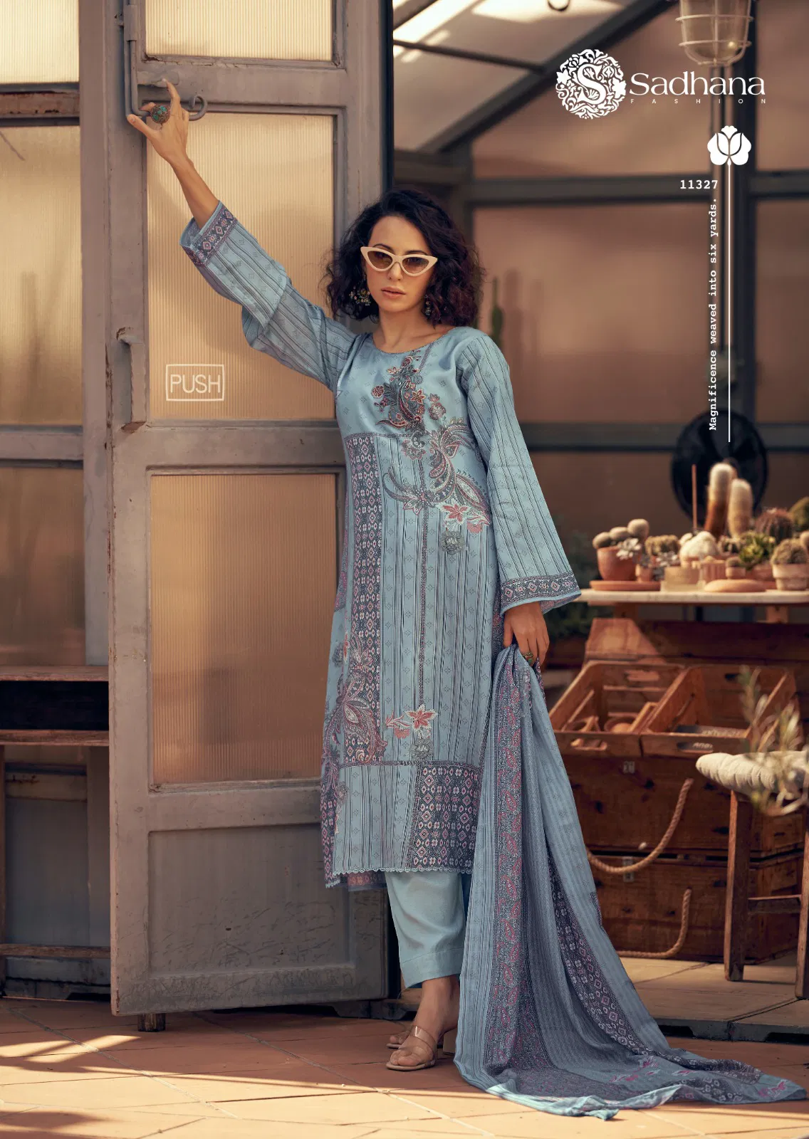 Mahnoor By Sadhana Jam Cotton Digital Printed Dress Material Wholesale Online