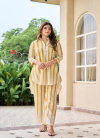 Naisha K 264 Stylish Stipe Pattern Cotton Cord Sets Online Wholesale