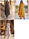Dhruvi 481 To 483 Viscose Rayon Printed Kurti With Bottom
