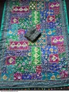 Tew Vol 1 Roman Silk With Ajarakh Print Saree