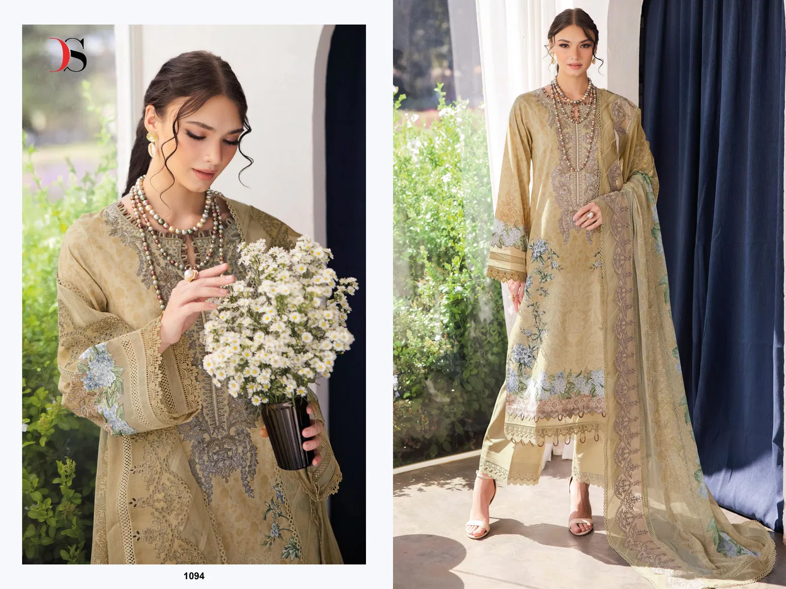 Jade Needle Wonder 2025 Nx By Deepsy Cotton Dupatta Pakistani Suits Wholesale Price