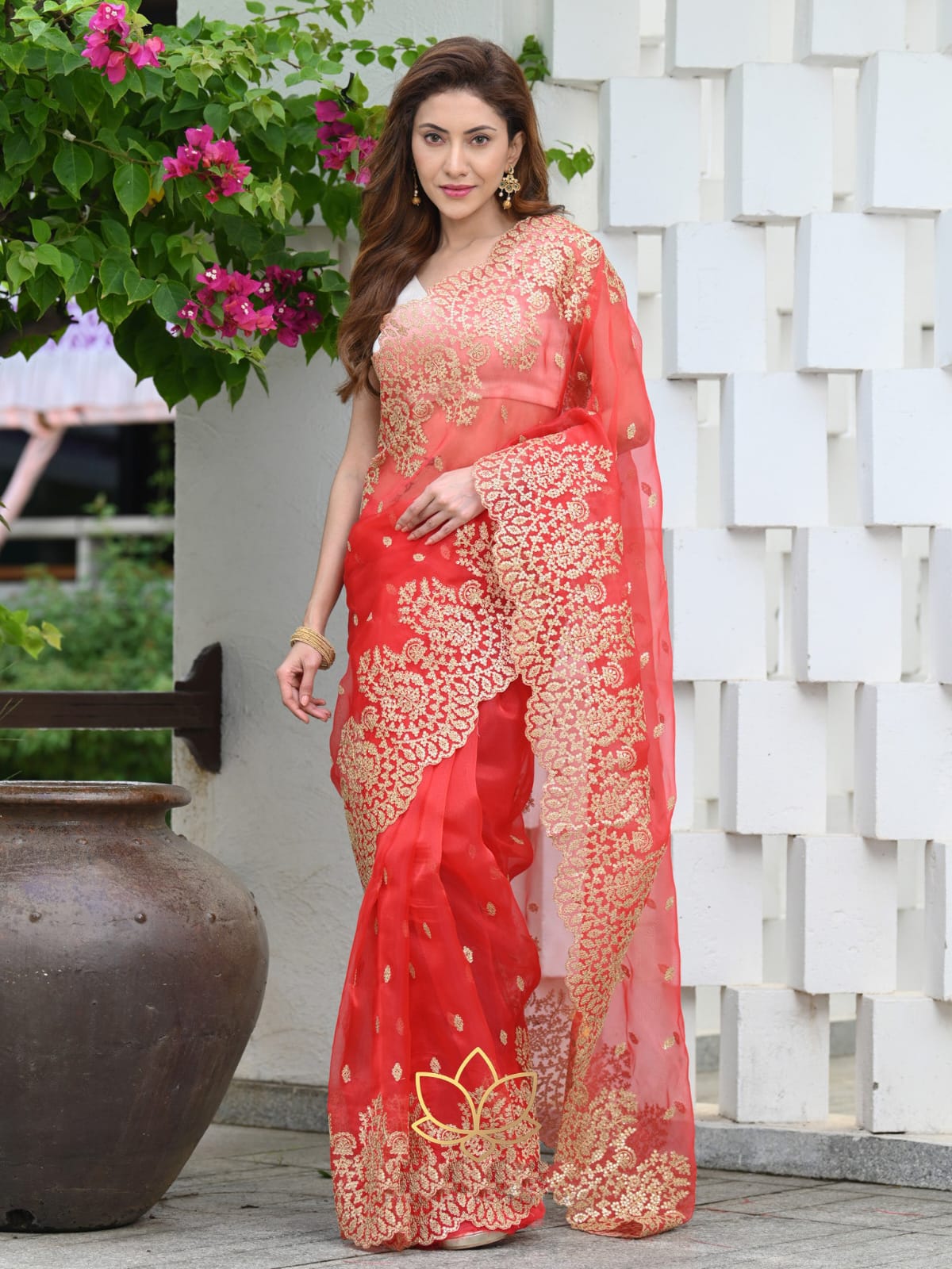 Kavita By Tc Pure Organza Heavy Embroidery Sarees Catalog
