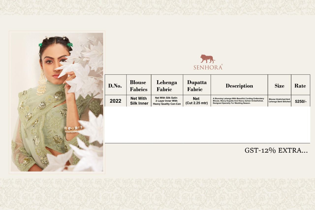 Engagement Senhora Bridal Heritage Vol 9 By Senhora Net With Silk Designer Lehenga Choli Catalog