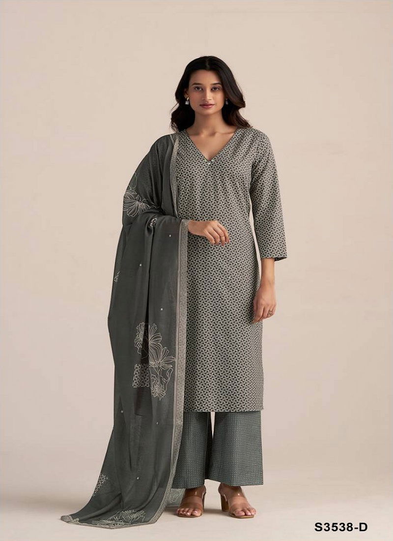 Noelle By Ganga Cotton Printed Designer Surat Salwar Suit Wholesale Market
