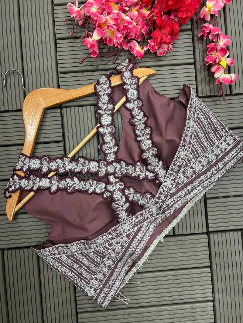 8014 Georgette Designer Party Wear Lehenga Choli Catalog