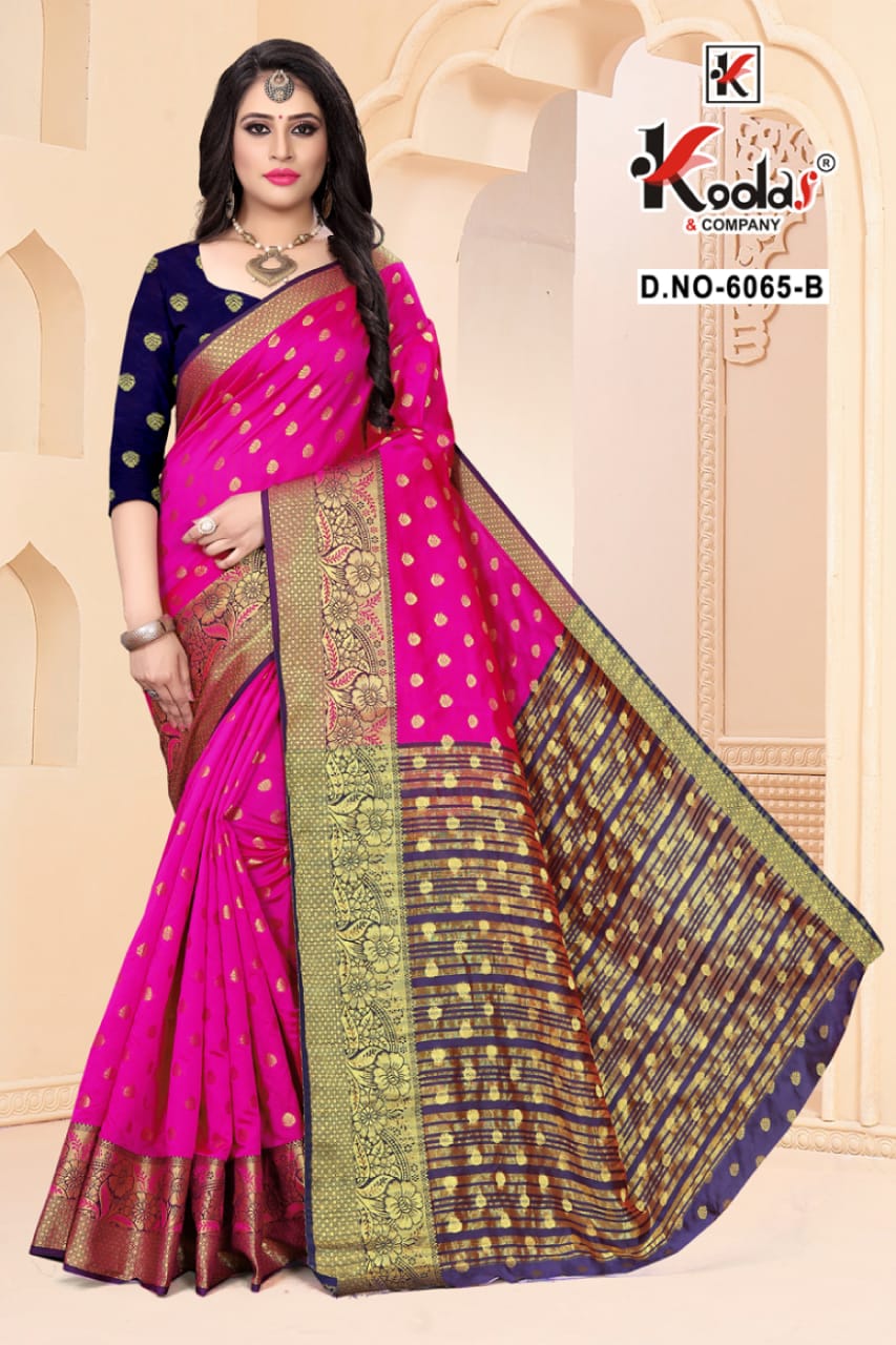 Mahek 6065 Fancy Silk Festive Wear Designer Saree Collection

