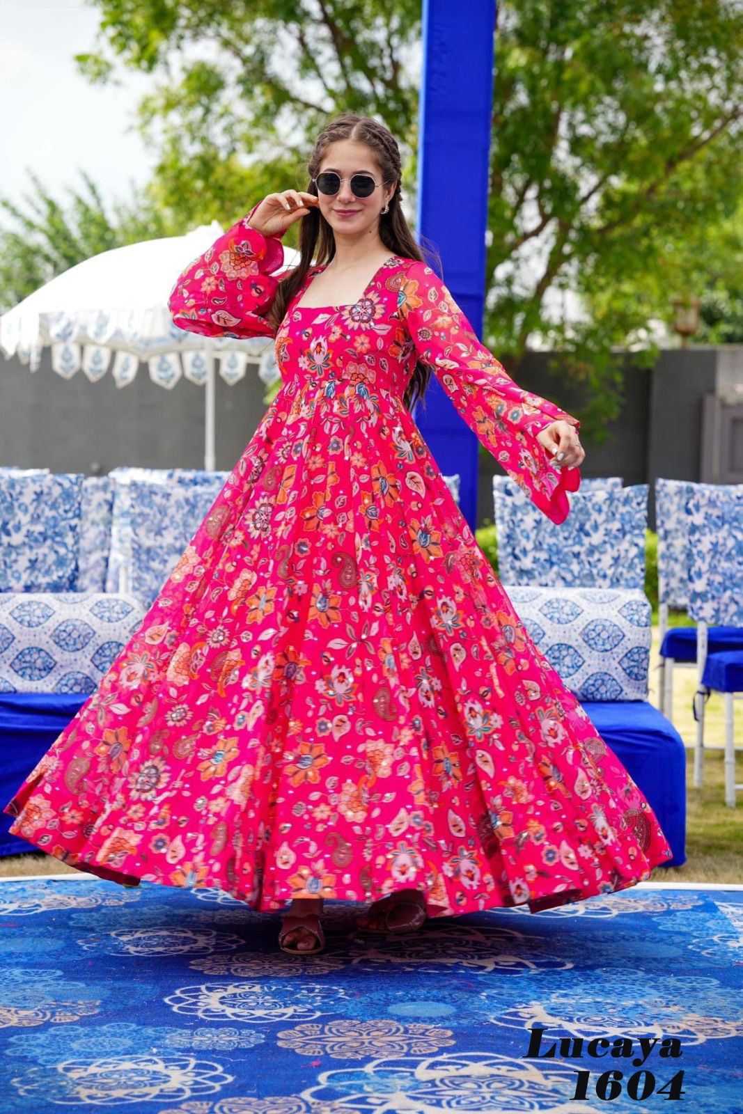 Lucaya Vol 16 Georgette Printed Gown Catalog
