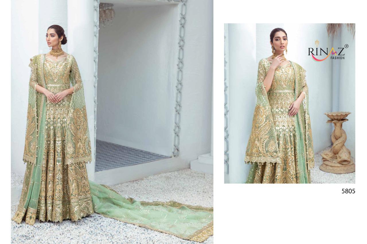 Rinaz Rim Zim 7 Latest Fancy Designer Heavy Wedding Wear Embroidery Pakistani Salwar Suits Collection

