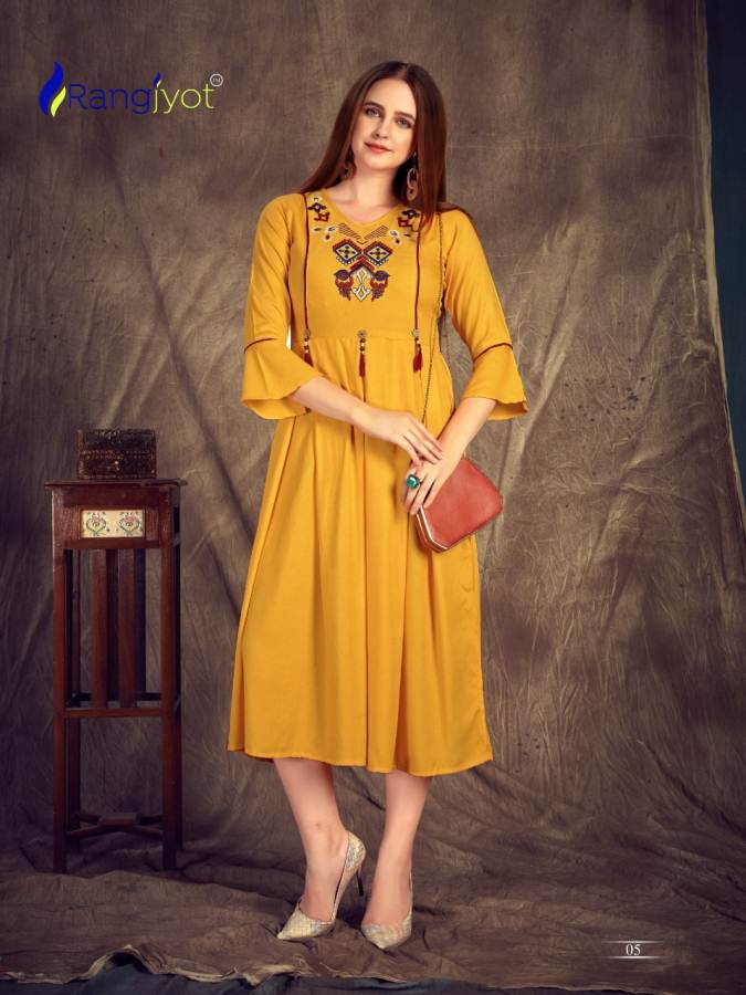 Ranjyot Herry Vol 3 Latest Designer Anarkali Style Kurtis Collection 