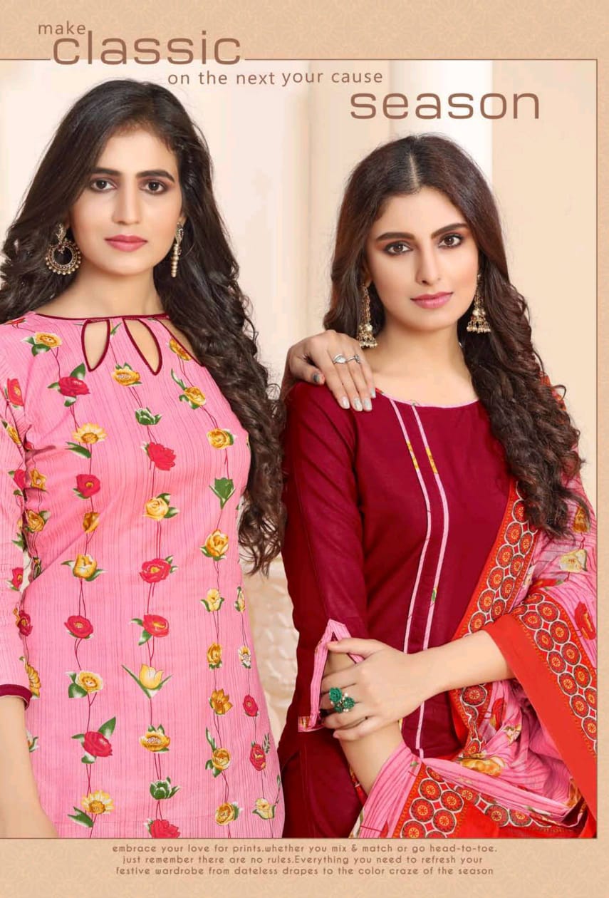 Vivel Nano Patiyala Vol 4 Latest Designer Printed Daily Wear Patiyala Suit Dress Material Collection 