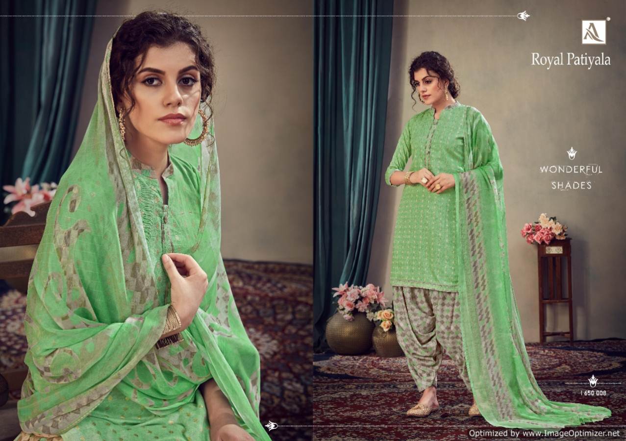 Presenting New Collection Of Designer Dress Material With Neck Pattern