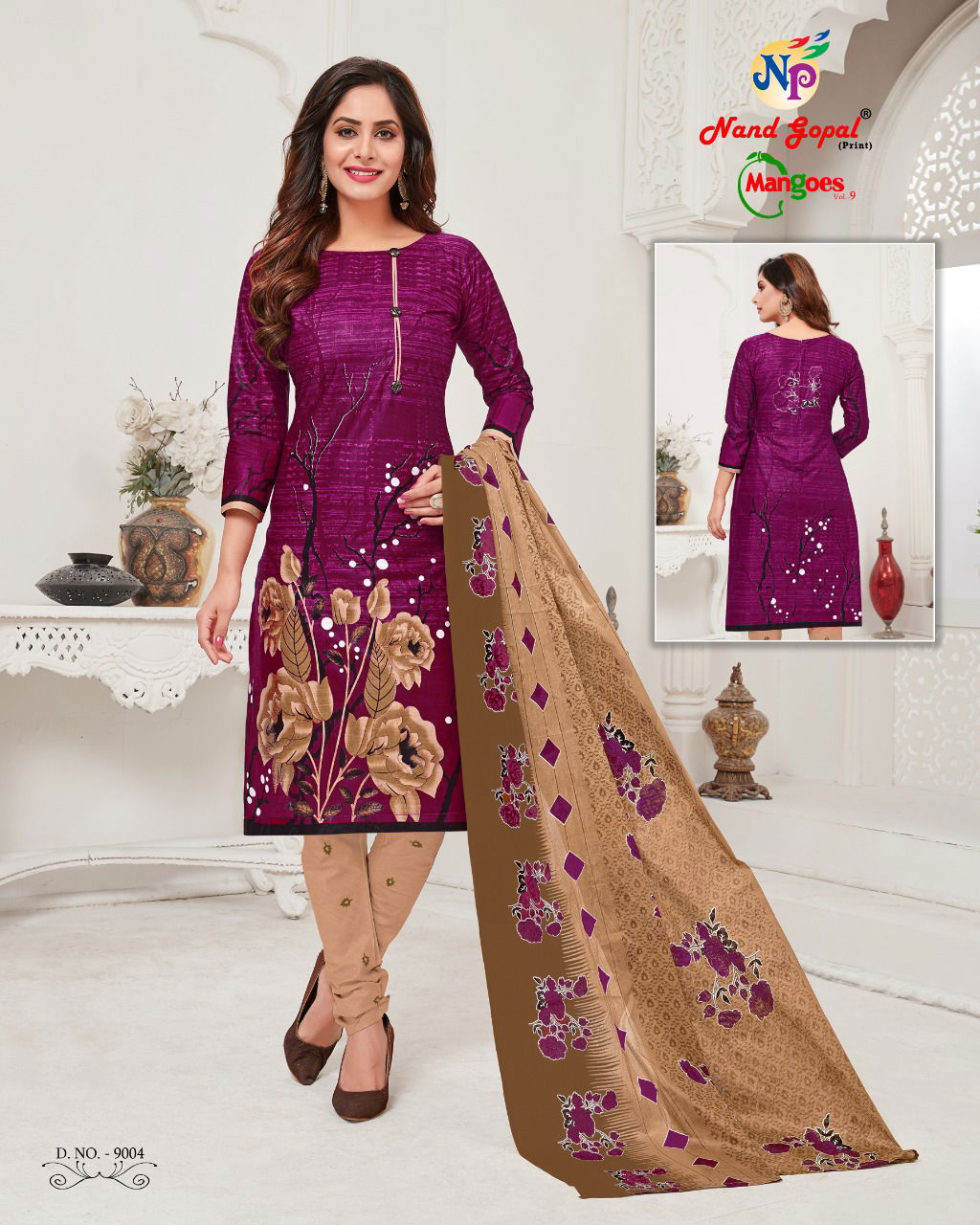 Nand Gopal Mangoes 9 Latest Pure Cotton Full Printed Designer Dress Material Collection 