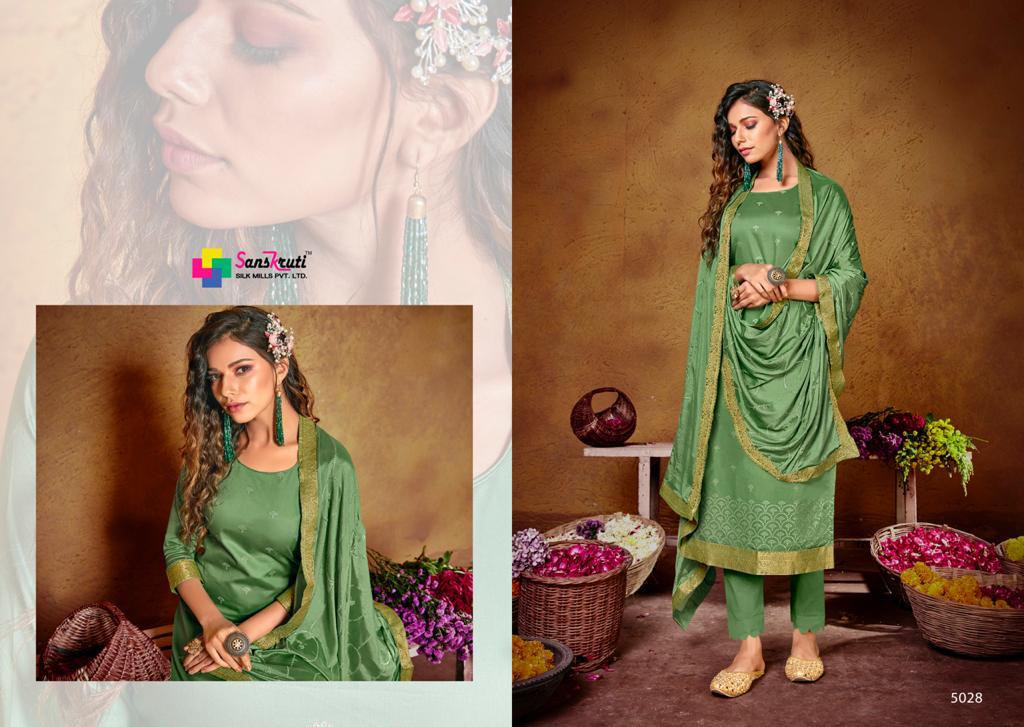 Sanskruti Khushnuma Latest Fancy casual Wear Pure jam Silk Designer Dress Material Collection