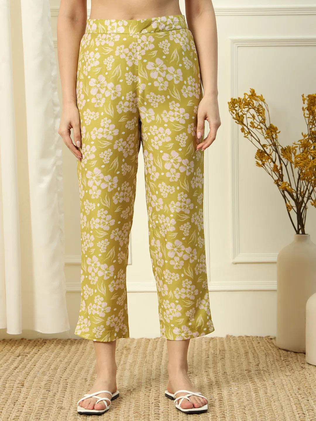 SET0142 Fiorra Cotton Printed Top With Bottom Exporters In India