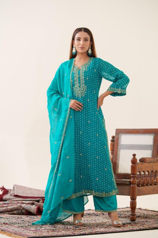Psyna Pure Organza Readymade Suits Wholesaler In Delhi
