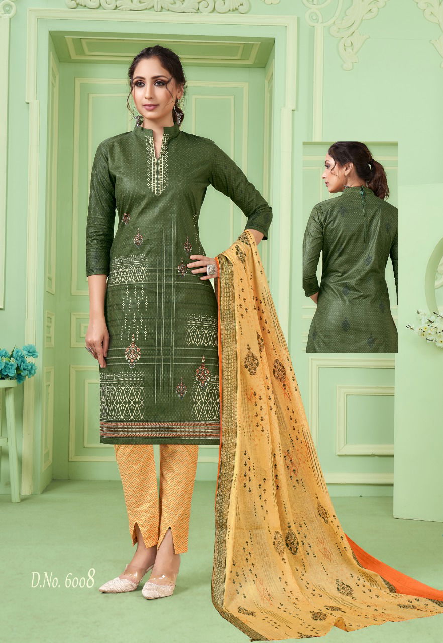SC Liza 6th Edition Latest Designer Festive Wear Cotton Printed Dress Material Collection 