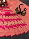 LC 104 By Laabh Soft Khadi Dola Silk Wedding Wear Sarees Manufacturers
