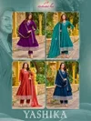Yashika By Aanchi Vichitra Silk Embroidery Anarkali Kurtis Set 