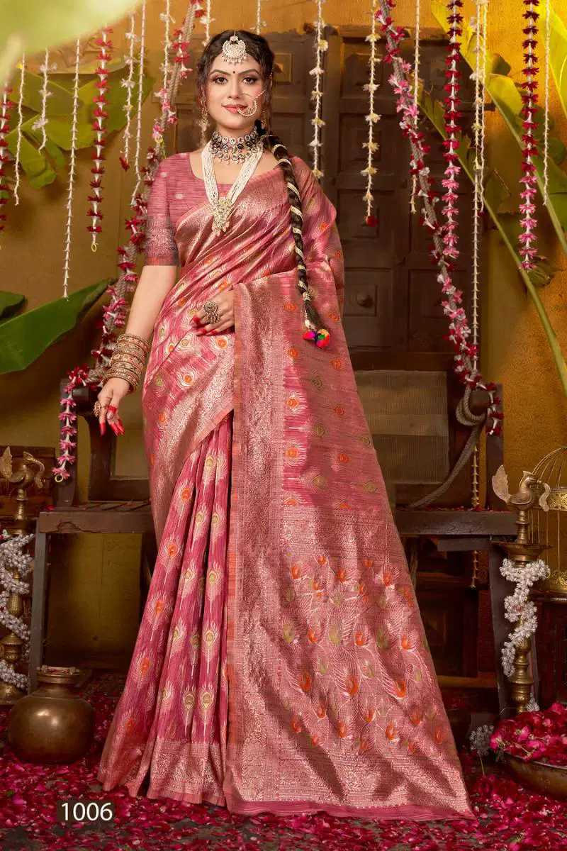 Shantiniketan Linen Silk Vol 3 By Saroj Festive Wear Saree Wholesale Price In Surat