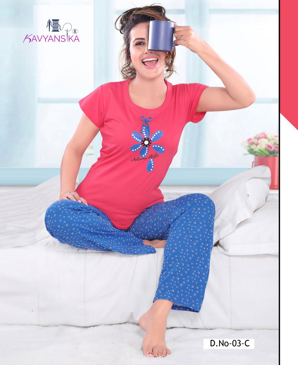 KAVYANSIKA KAVYANSIKA VOL-3 Latest Exclusive Comfortable Hosiery With Super Fine Stitching Night Suits Collection