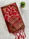 LC 651 By Laabh Pure Soft Tissue Silk Designer Readymade Blouse Sarees Manufacturers