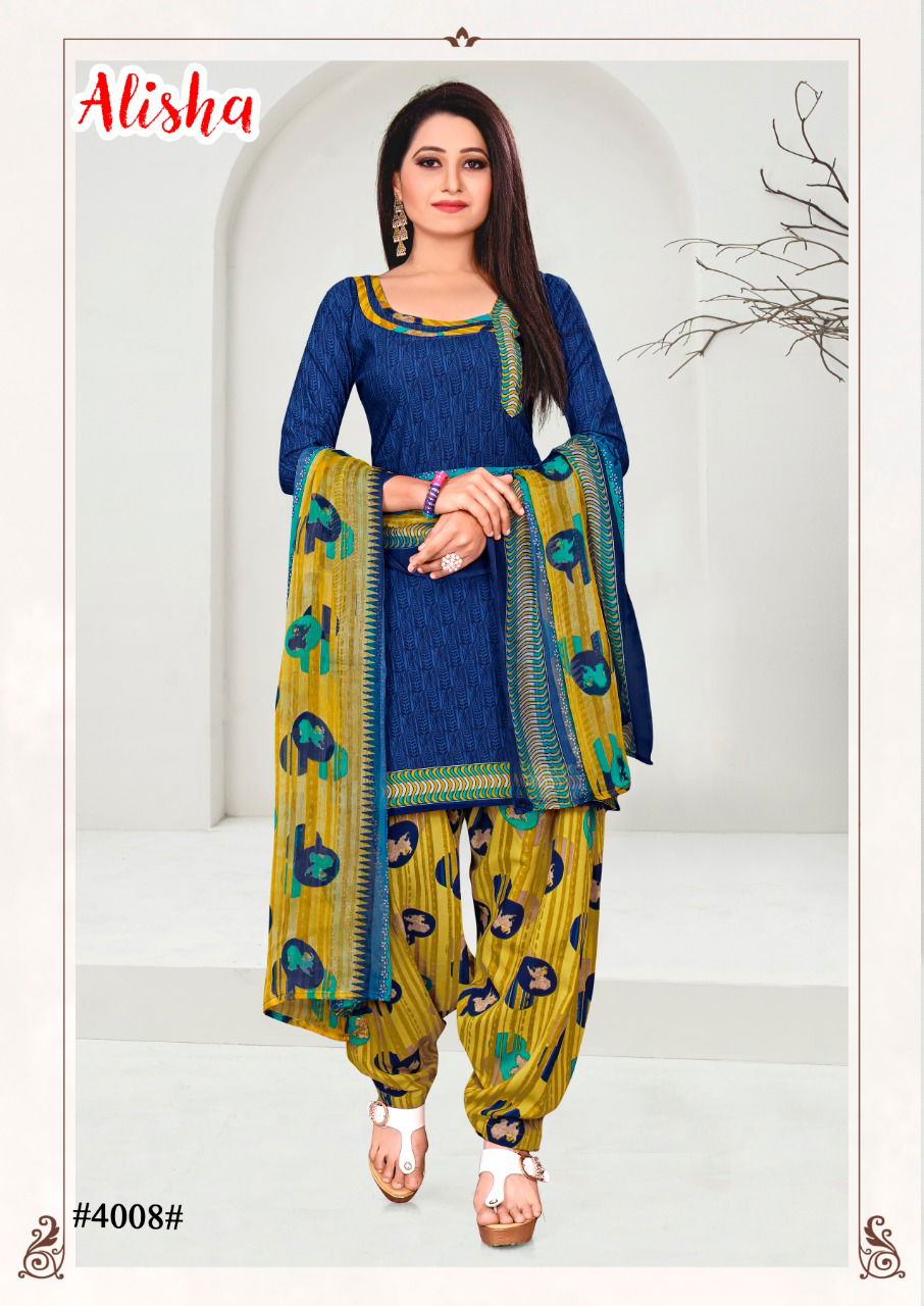 Alisha 4 Latest fancy Regular Wear Pure Cotton Printed Pure Micro Cotton Collection