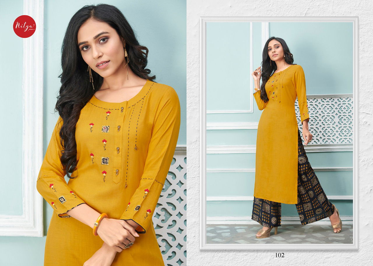 LT FABRICS GLORY Latest Fancy Festive Wear Heavy Designer Rayon Kurtis With Bottom Collection