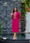 Five Star Vol 2 By Vaniska Vatican Silk Embroidery Work Kurti Wholesale Price In Surat
