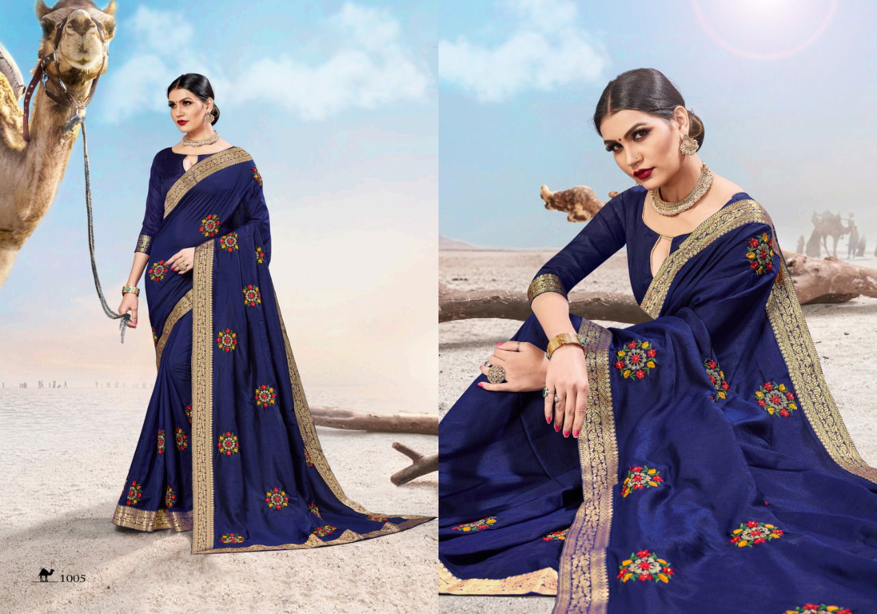 Ronisha Magical Exclusive Designer Festive Wear Vichitra Silk Sarees Collection
