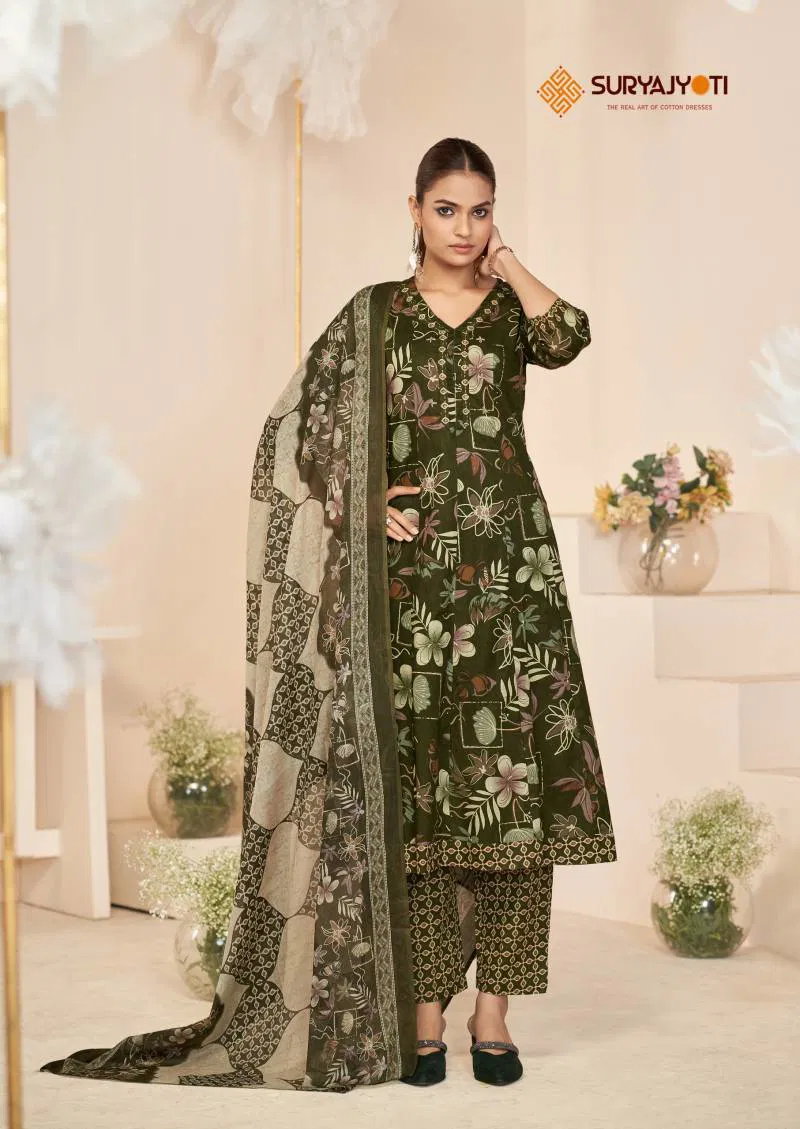 Rashmika Vol 3 By Suryajyoti Cotton Printed Kurti Bottom With Dupatta Wholesale Online