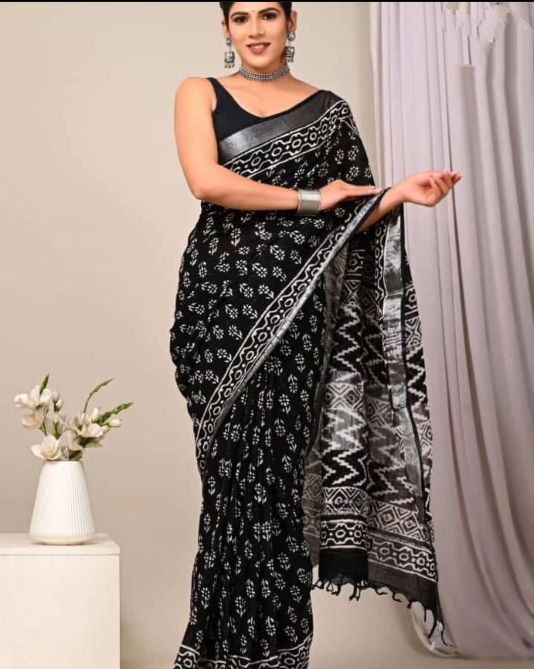 Vk4178 Linen Bulk Saree Orders in India
