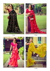 Varda By Sanskar Georgette Chiffon Gorgeous Look Saree Wholesalers In Delhi