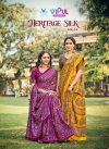 Heritage Silk Vol 14 By Vipul Crepe Wholesale Saree Suppliers In Mumbai
