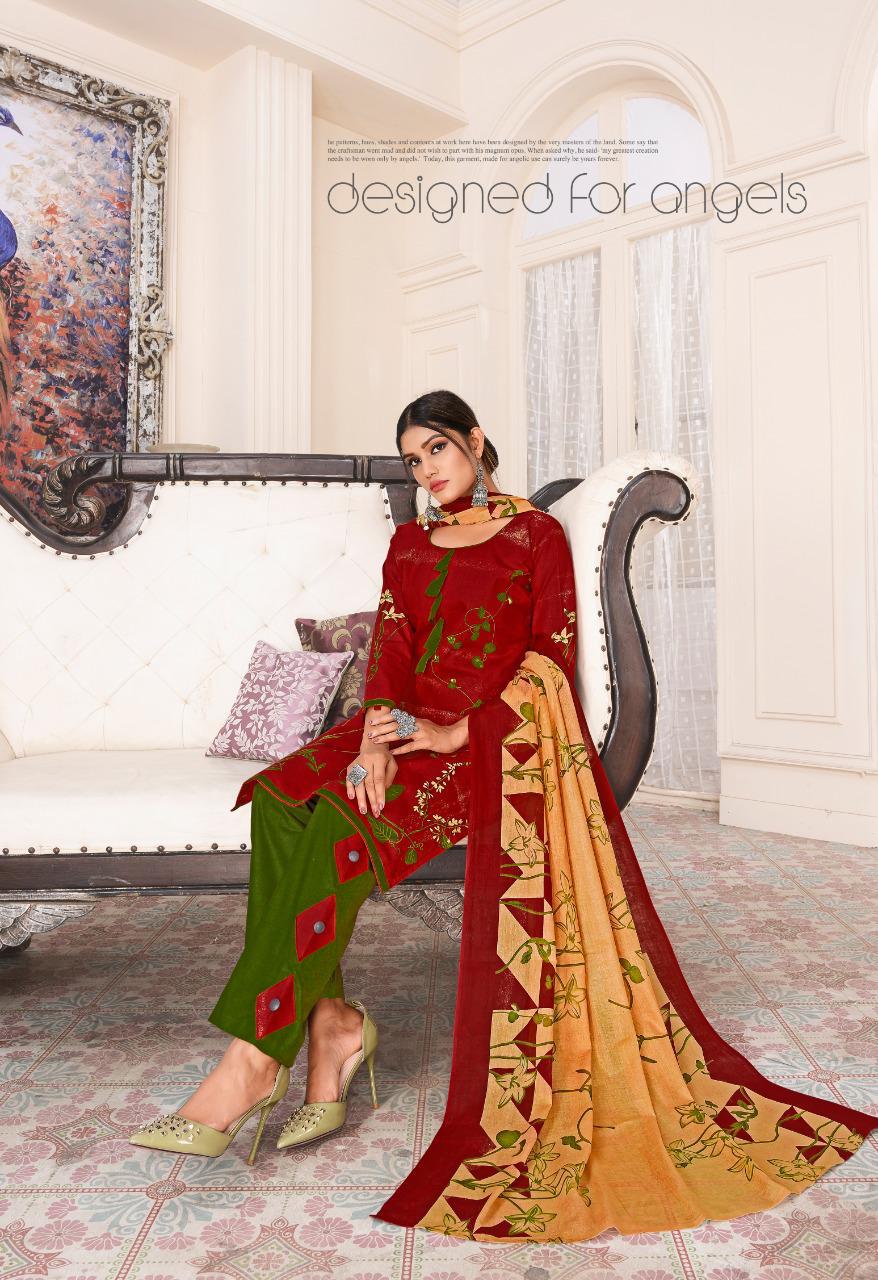 Cotton Pluse Classic 9 Latest Designer Daily Wear Pure Cotton Printed dress Material Collection