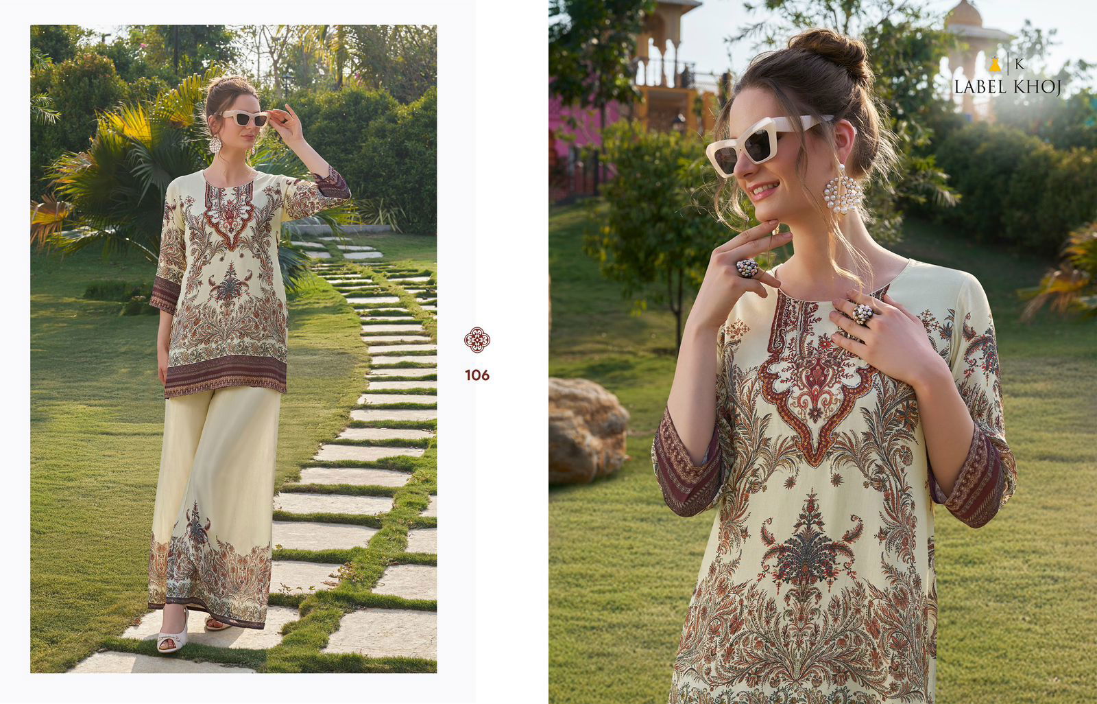 Vacay Mode By Label Khoj Viscose Printed Ladies Co Ord Set Suppliers In India