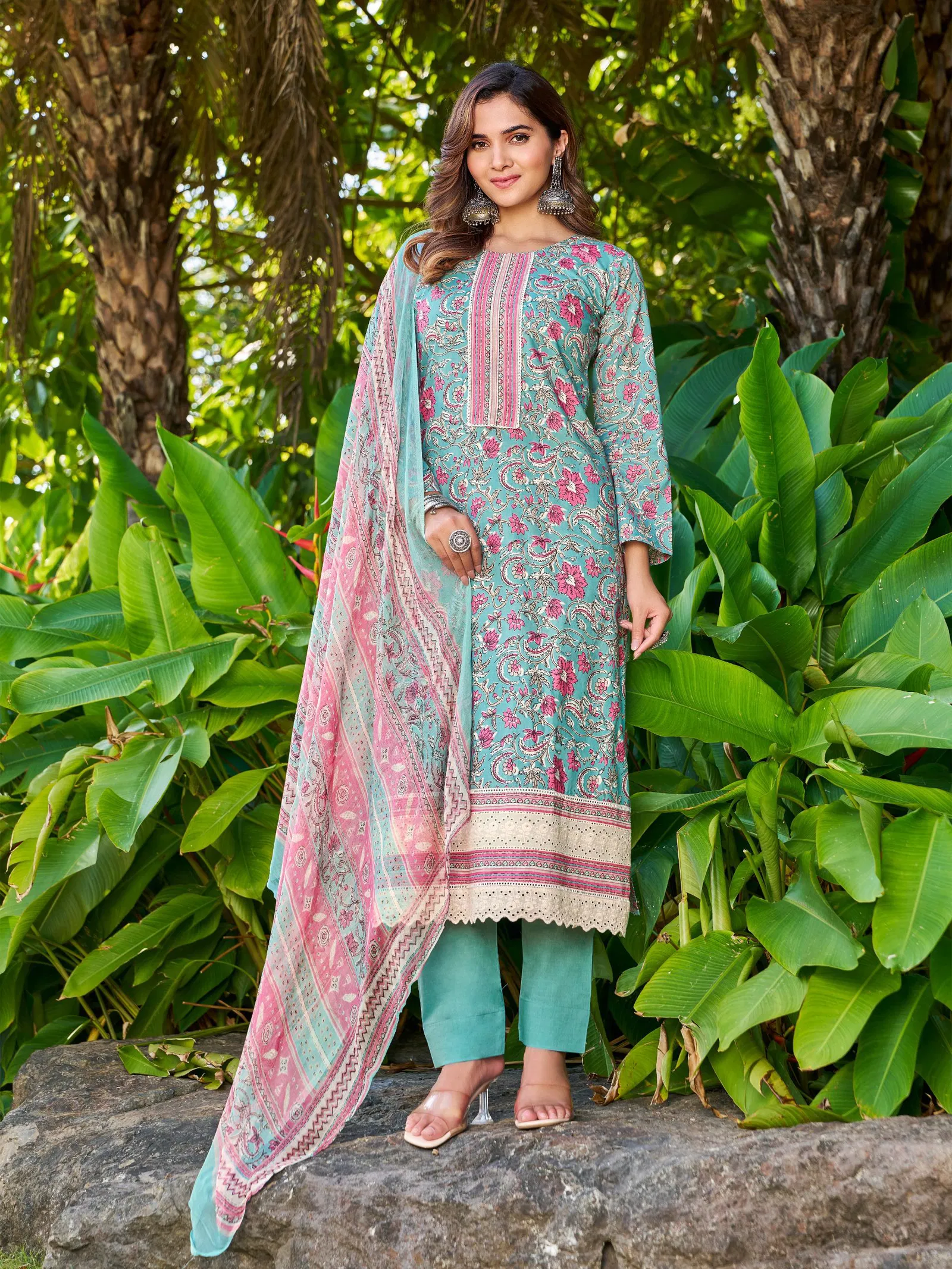 Amara Vol 2 By Ibiza Camric Cotton Printed Salwar Kameez Exporters In India