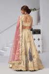 Cream Colour Banarsi Silk Lahenga With Blouse And Dupatta Wholesale Price In Surat Kf 2150