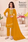 Harshini 1 By Sangeet Vichitra Silk Online Kids Girls Wear Readymade Suits Wholesale