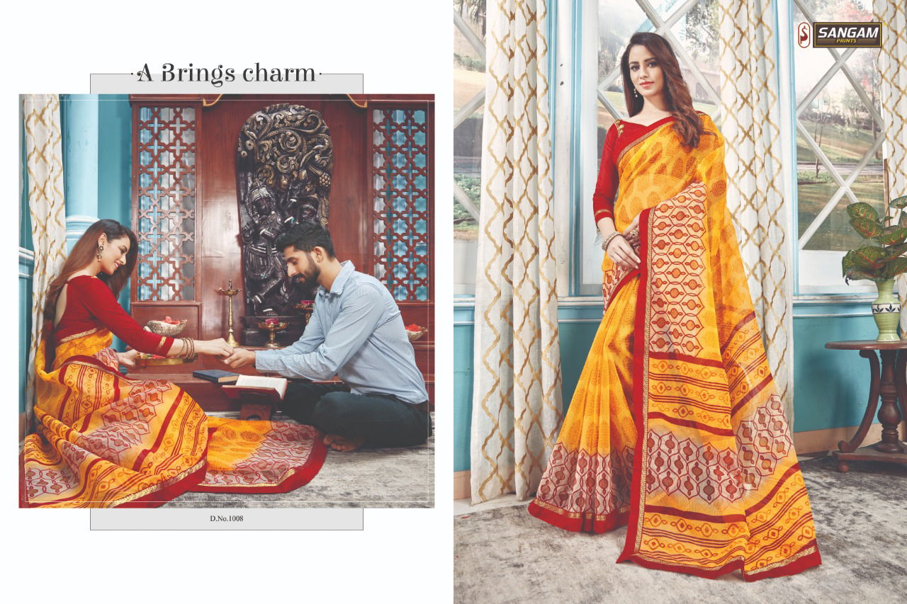 Sangam Panihari Latest Designer Festive Wear Fancy Printed Kota Sarees Collection
