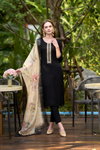 Tew Viscos Rayon With Embroidered Work Kurti With Bottom Dupatta Wholesale In India